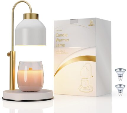 Tuinmart  Candle Warmer Lamp, with 2 Bulbs,Timer & Dimmer