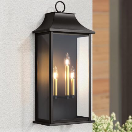 Tuinmart Lawyettle Dusk to Dawn Outdoor Wall Light 3-Light