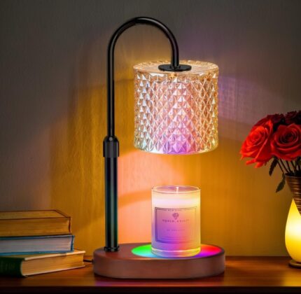 Tuinmart Candle Warmer Lamp with 8 Colors LED Changing