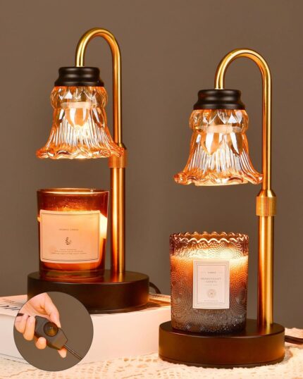 Tuiinmart JACKYLED 2 Pack Candle Warmer Lamp with Dimmer