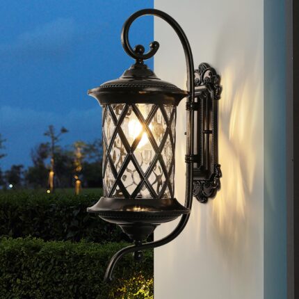 Tuinmart Retro Large Outdoor Wall Lanterns 24" Exterior