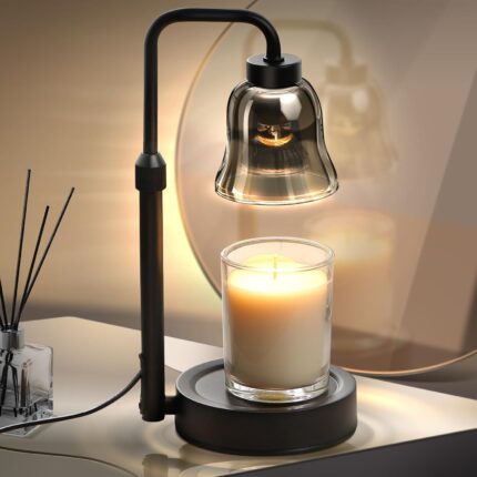 Tuinmart ZOKCC Candle Warmer Lamp with Timer: Adjustable Height Dimmable
